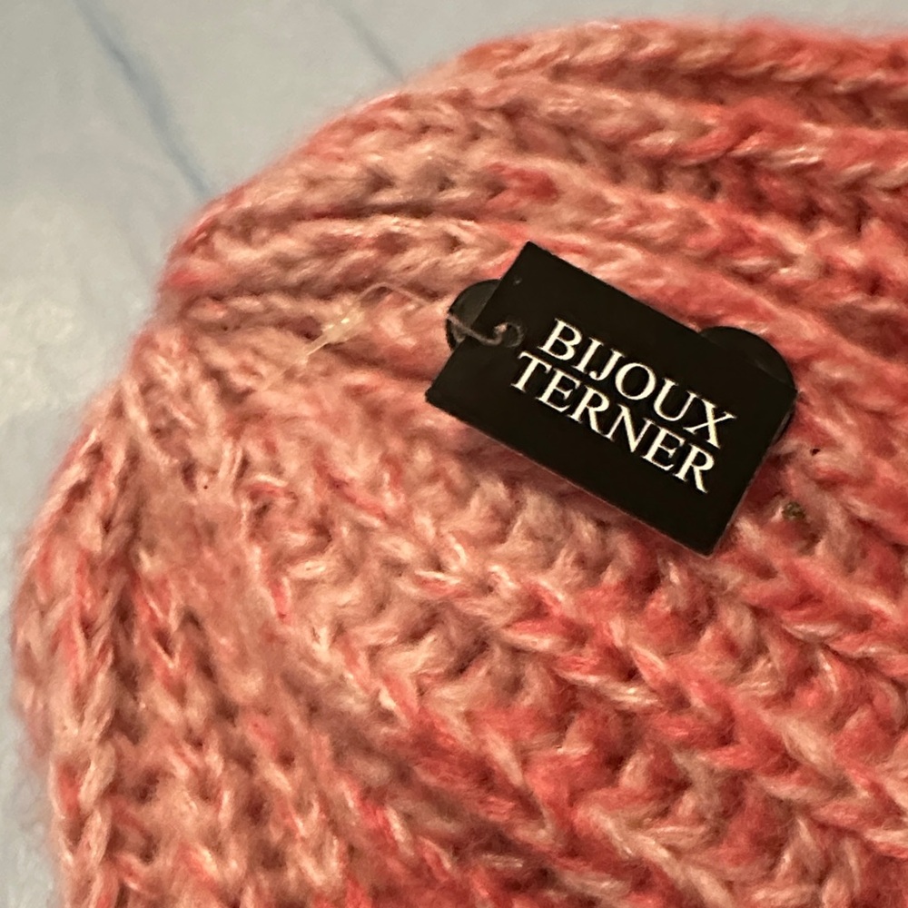 Cozy Pink Knit Beanie - Picture 3 of 4